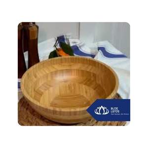HOT SELLING bamboo <b>bowl</b> for <b>snack</b> serving kitchen prep meal lines dining setup and everyday food use from Vietnam - Product Image 1