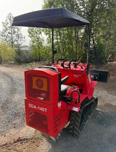 Livraison gratuite AGT SDA 140t 15hp Mini chargeuse compacte à chenilles CE EPA Moteur à essence Mini chargeuse compacte à chenilles pour tous les terrains - Product Image 3