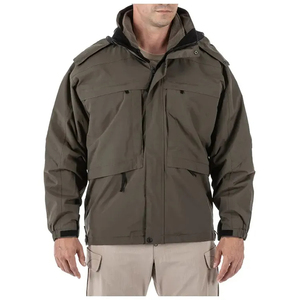 Men's Customizable Breathable High Quality Softshell Winter Puffer <b>Jacket</b> Hooded Waterproof Outdoor Utility OEM Service Canvas - Product Image 1
