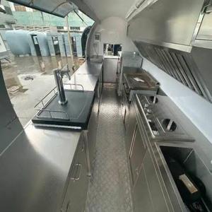 Carro eléctrico de aluminio de cuatro ruedas de alto estándar, camión de comida móvil para perritos calientes y helados - Product Image 6