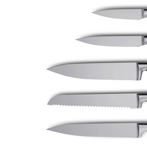 Elegante Juego de Cuchillos de Cocina Hechos a Mano para Uso Doméstico y en Restaurantes, Juego de Cuchillos de Chef de Acero Inoxidable Duradero, Peso Equilibrado, Tres Piezas - Product Image 4