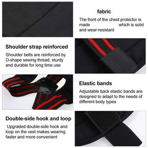 Protector Corporal Profesional de Boxeo, Protector de Pecho y Abdomen para Sparring, MMA, Kickboxing, Muay Thai - Product Image 6