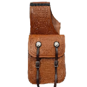 Sacs de selle de saut équestre en cuir véritable de haute qualité usinés à la main vêtements d'équitation occidentale pour chevaux - Product Image 1