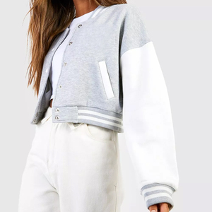 Chaquetas Letterman de Invierno para Mujer, Estilo Urbano, Transpirables, Bordadas, con Logotipos Personalizados - Product Image 2