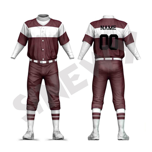 Paquete de Oferta: Camiseta de Béisbol de Malla de Secado Rápido con Diseño Bordado, Nombre y Número Personalizados, Uniforme de Béisbol para Equipo - Product Image 2
