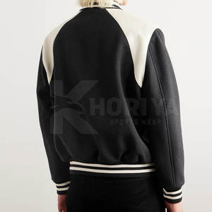 Chaqueta con estampado personalizado de diseño superior para hombre, chaqueta universitaria transpirable de escuela secundaria con cuello levantado para invierno - Product Image 3