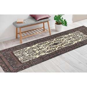 Vintage Turkish Design Printed <b>Rug</b>, Soft <b>Runner</b>, Hallway Decor, <b>Kitchen</b>,With Pile Soft <b>Rug</b> - Product Image 1