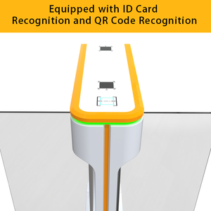 Servor động cơ QR mã Swipe Đầu đọc thẻ chỉ thị ánh sáng Tốc độ cổng Swing turnstile cho trung tâm mua sắm - Product Image 6