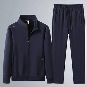 ชุดวอร์มผ้าคอตตอน2ชิ้นสำหรับผู้ชายชุดวอร์มผ้าคอตตอนปักลายแบบ2ชิ้นได้รับความนิยมสูงสุดสำหรับ100% - Product Image 3