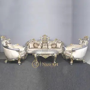 Bộ Ghế Sofa Thiết Kế Mới Đồ Nội Thất Phòng Khách Với Đồ Nội Thất Bằng Gỗ Cổ Sang Trọng Chỗ Ngồi