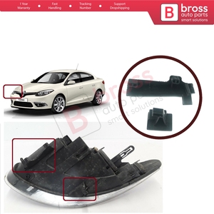 Support de fixation de phare BHL553, kit de réparation avec languettes, côté droit, pour Fluence L3 L30 Z.E. 2009-2020 260101331R - Product Image 5