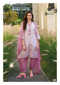 Dernière qualité supérieure exclusive magnifique pur coton avec miroir et travail à la main pantalon Kurti et Dupatta - Product Image 6
