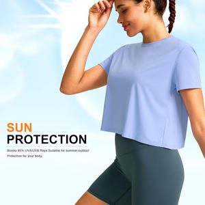 Top Deportivo Corto para Yoga, Ligero, de Alta Sujeción, Elástico en Cuatro Direcciones, Lavado, Personalizable, Transpirable, para Gimnasio, Verano - Product Image 5