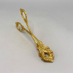 Small Portable Metal Serving Tong with Decorative Handle for Buffet Food Salad Sweets Bread Luxury Table Serving for Ramadan - Product Image 4