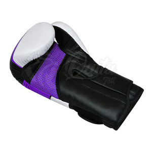 Guantes de boxeo profesionales de diseño personalizado 2025 Guantes de entrenamiento de cuero de alta calidad - Product Image 3