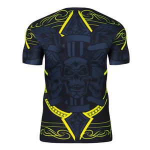 Vente en gros dernière conception de votre propre logo personnalisé sublimé imprimé UV Surf Rash Guard fabricant de vêtements de sport sérigraphie personnalisée - Product Image 2