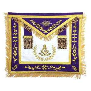 Master Mason Aprons Embroidered For Sale Wholesale Masonic Aprons Made With Cotton - Product Image 1
