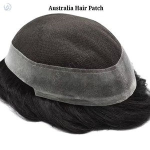 10-Inch Natural Wave <b>Toupee</b> for Men Australian Remy Hair Indian Hair Mono Base Technique Filament Hair Patch - Product Image 5