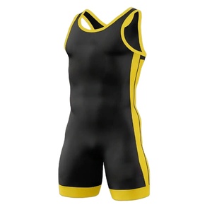 Sublimation Wrestling Singlet <b>Bodysuits</b> <b>Men</b> Wrestling Singlet Team Name Player <b>for</b> Competition - Product Image 6