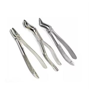 Fórceps de extracción de dientes aprobados por la CE, alicates de extracción de dientes de raíz de cirugía oral, calidad alemana Premium fabricada en acero inoxidable - Product Image 5