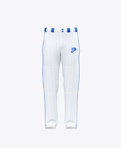 Pantalon de baseball personnalisé à rayures fines, qualité professionnelle - Product Image 5