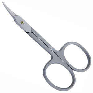 Tijeras profesionales de instrumentos de belleza de acero inoxidable con punta curva afilada para salida de fábrica de cutículas - Product Image 1