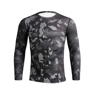 Outdoor Use New Design <b>Men</b> <b>Base</b> <b>Layer</b> Shirts Camo Printing Fitness Wear <b>Men</b> <b>Base</b> <b>Layer</b> Shirts - Product Image 1