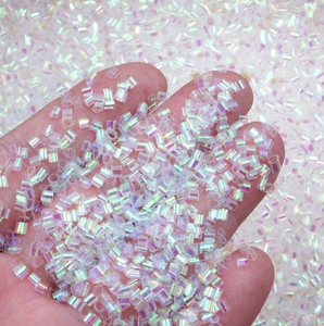 500g ソフト ストロー チューブ ビーズ バルク ビンス ビーズ プラスチック アイスクリーム チューブ ビューグル ビーズ スライムキット アクセサリー用 - Product Image 4