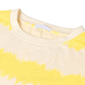 Camisetas de Algodón de Verano de Alta Calidad, Transpirables y de Secado Rápido para Mujer, Ropa Casual Urbana, Logotipo Personalizado, Tallas Grandes, Tinte Liso - Product Image 5