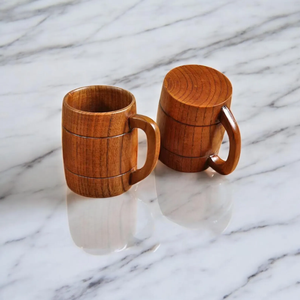 Taza de Madera Estilo Natural para Café, Agua, Té, Juego de Regalo, Tazas de Café Naturales y Mate para Utensilios de Cocina - Product Image 4