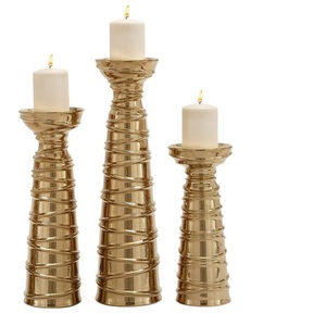 Candelabro de Latón y Aluminio Opulento Hecho a Mano, Acabado Premium, Estilo Moderno, Decoración para el Hogar de Alta Gama - Product Image 5