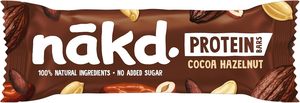 Nakd' Cocoa Hazelnut Protein <b>Bar</b> - Vegan - Gluten Free - Healthy <b>Snack</b>, 45g (Pack of 16 <b>bars</b>) - Product Image 3