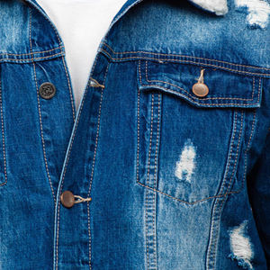 Blouson aviateur personnalisé en coton de couleur unie vintage à col Sherpa pour hommes vestes, vestes pour hommes, veste pour homme vestes en jean - Product Image 6