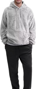 Men's Casual Sportswear Ultra Soft Sherpa Fleece Vest Breathable <b>Cashmere</b> Woolen <b>Fabric</b> Vintage Style Windproof Outer Wear - Product Image 4