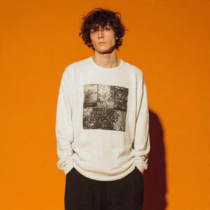 T-shirt à manches courtes en tricot gaufré OEM pour homme, 100% coton, écologique, respirant, style streetwear décontracté - Product Image 5