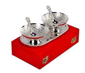 High Quality Handmade Antique Wedding German Silver Brass <b>Bowl</b> <b>Set</b> - Product Image 2