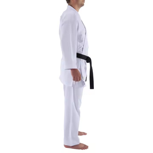 Uniformes de judo kimono brésiliens de qualité supérieure, tissage perlé, broderie noire lourde, étiquette personnalisée, sur mesure, Gi de Jiu Jitsu, combinaison de judo - Product Image 4