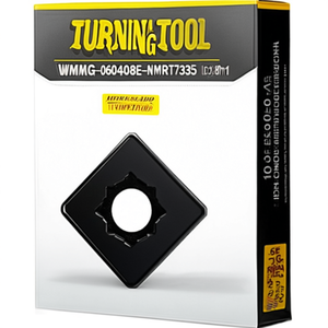 Inserto de Torneado Indexable WNMG 060408E-NMRT7335 D.3.81mm ISO con Recubrimiento MT-CVD, Paquete de 10 para Herramientas de Torneado - Product Image 2