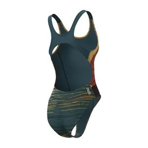 Traje de baño vintage para mujer con parte inferior tipo bandeau y detalles de diamantes - Product Image 2