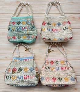 Elegante bolso de fiesta ligero para mujer con decoración de perlas y borlas Tipo de cierre abierto - Product Image 6