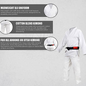 Servicio OEM de calidad superior Kimono De Jiu Jitsu uniforme de Judo para adultos precio de fábrica ligero uniforme de Judo - Product Image 5