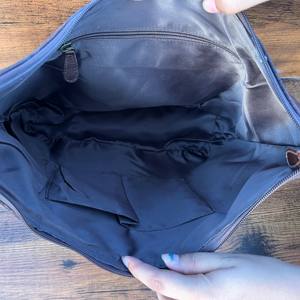 Nuevo Popular Boot Stitch Hand Tooled cuero de vaca Hobo bolso para mujer moda cuero genuino oculto llevar bolso de hombro - Product Image 5