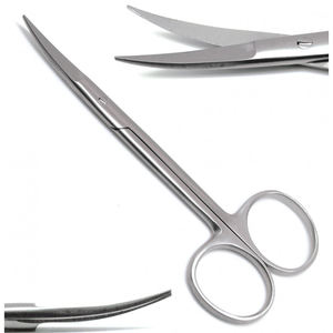 กรรไกรสแตนเลสกรรไกรผ่าตัดสัตวแพทย์มีใบมีดโค้ง - Product Image 4