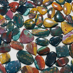 Haute qualité AAA Grade 8mm Cabochon de pierre de sang en vrac cristal de guérison naturel de qualité supérieure fait à la main pour l'approvisionnement en vrac de bijoux - Product Image 1