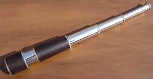 H.M.A Handicrafts Steampunk Brass Telescope Retro Spyglass avec revêtement en cuir - Product Image 5