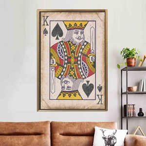 Elegant Black <b>Framed</b> Canvas Art: Modern Printed Design for Home Decor,GOLD <b>FRAMED</b> CANVAS - Product Image 1