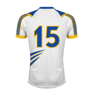 Venta caliente GAA Gaelic Football Training Jersey Player Hurling Uniforme con estampado sublimado Camisa de tela tejida larga - Product Image 4