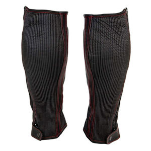 Mallas de montar a caballo con cremallera personalizada de cuero genuino de alta calidad unisex para juegos y accesorios ecuestres - Product Image 1