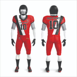 ชุดยูนิฟอร์มอเมริกันฟุตบอลสั่งทำขายส่ง พร้อมชื่อทีมและหมายเลข ไซส์พลัส ยืดได้ มีหลายสีและหลายขนาด - Product Image 2