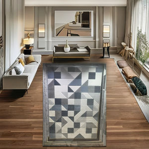 Dernier moderne boucle Pile SHAGGY tapis tapis lavable Floral carré Design rembourré mousse adolescents enfants maison usage extérieur tissé - Product Image 3